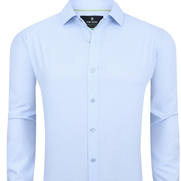 TOM BAINE PERFORMANCE COLLECTION THE UN-SOLID STRETCH TB131-6 WHI Large 16-16.5 - Picture 1 of 3